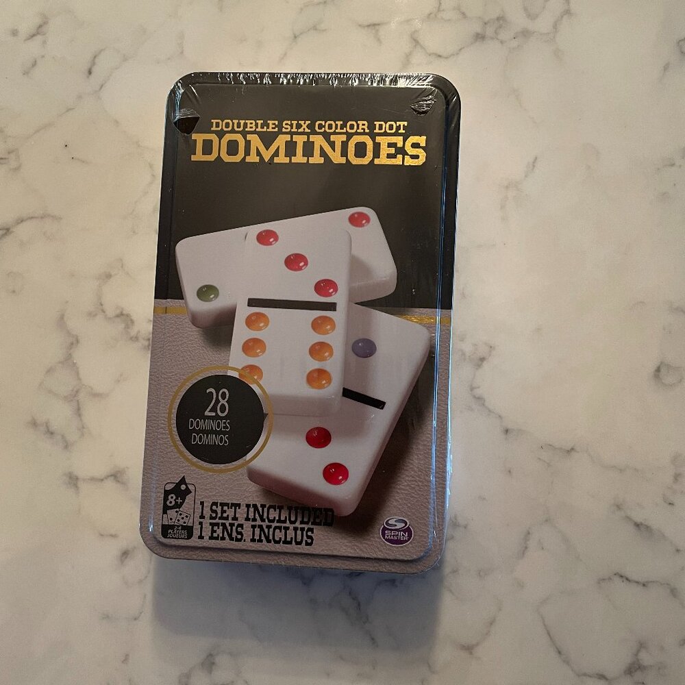 *♪ Double six Dominoes set - Color Dot - Spin Master - Brand New *♪